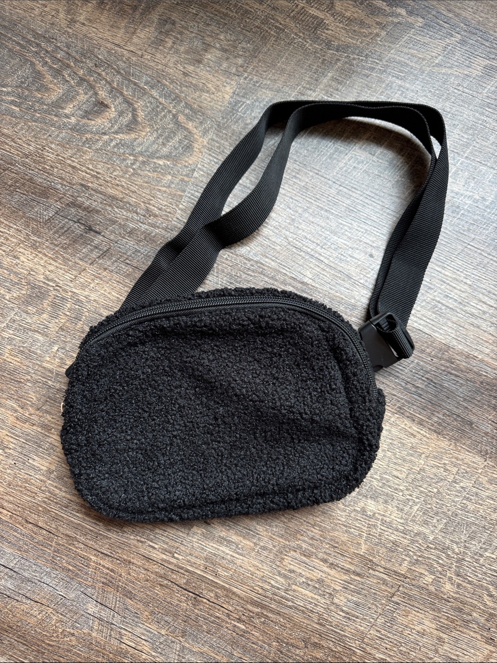 Black Sherpa Fanny Pack Black Belt Bag